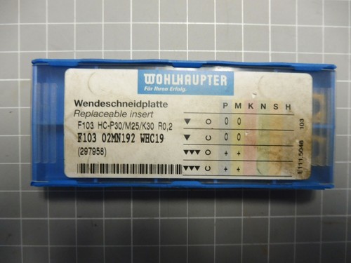 Inserti wohlhaupt f103 - 8,